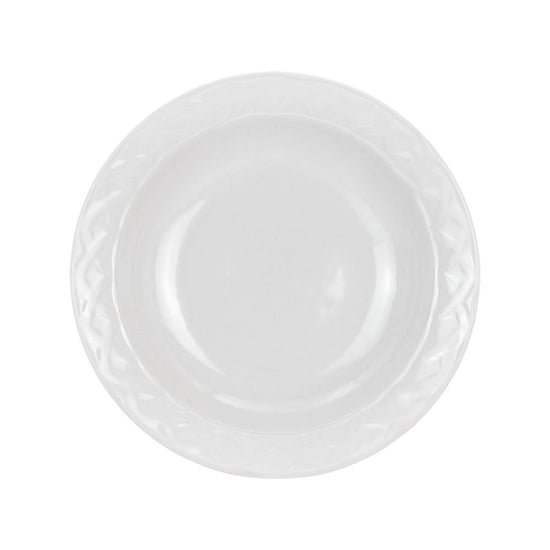 Plato sopero de cerámica vinafera blanche 3765 Santa Anita