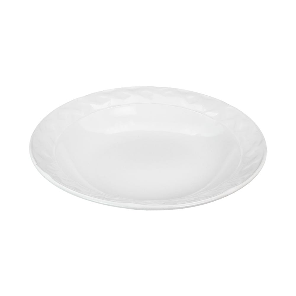 Plato sopero de cerámica vinafera blanche 3765 Santa Anita