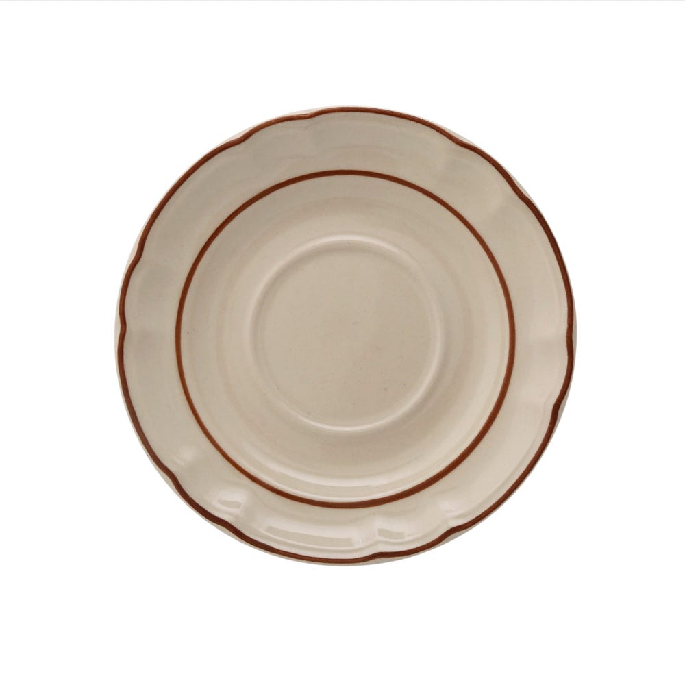 Plato para taza 15.5 cm Flor de Otoño Santa Anita