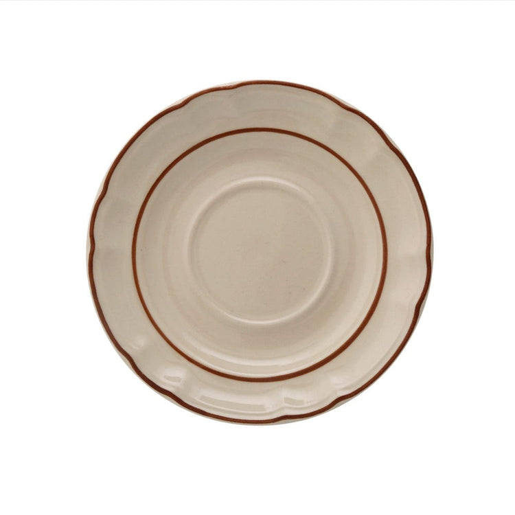 Plato para taza 15.5 cm Flor de Otoño Santa Anita