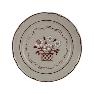 Plato trinche de cerámica 26 cm flor de otoño 3183 Santa Anita