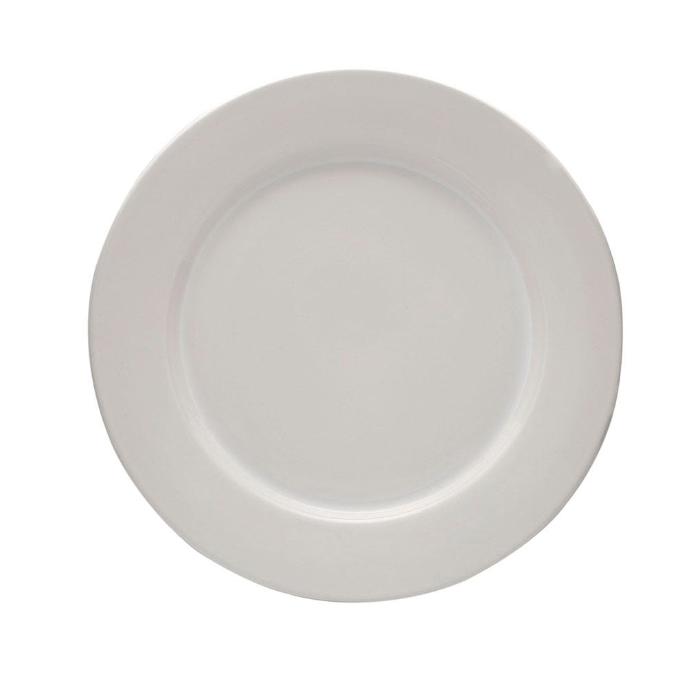 Plato base 32 cm Blanco Glacial Santa Anita