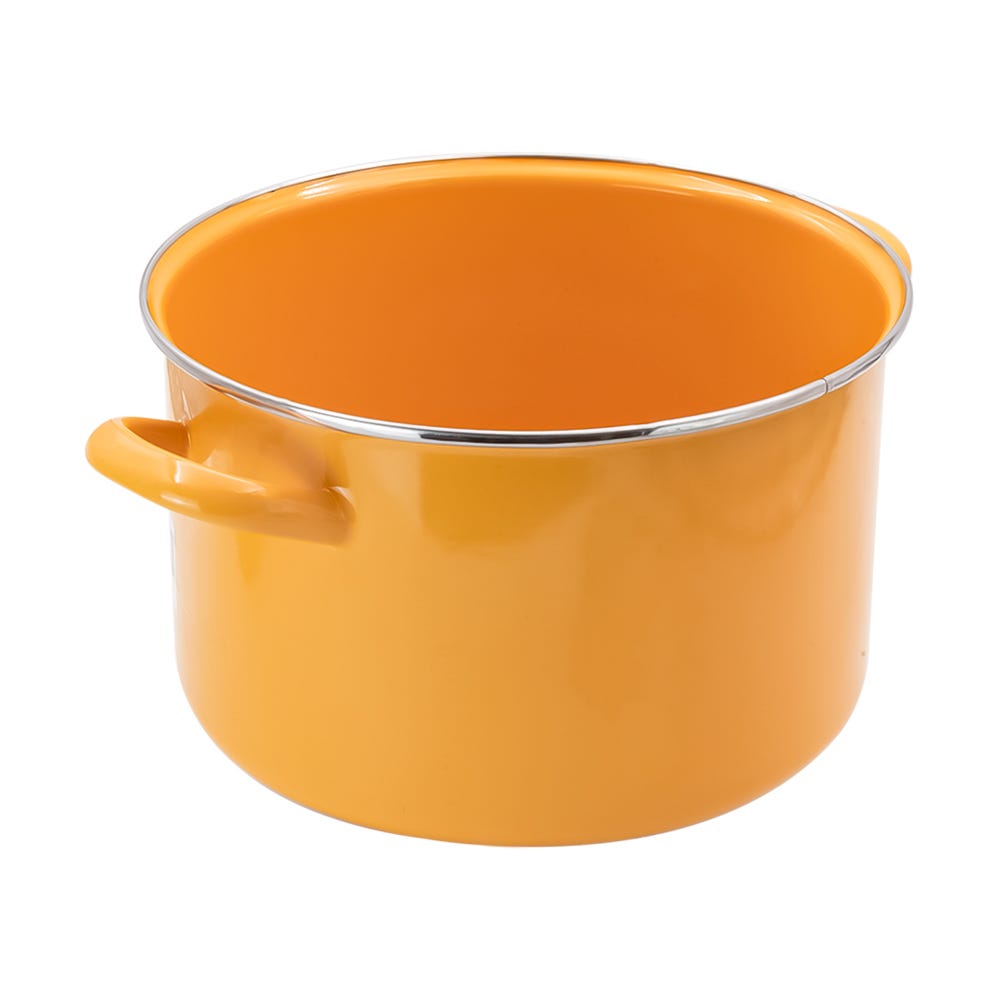 Olla de peltre de 24 cm con tapa de vidrio praktica 321263 Cinsa