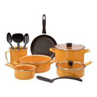 Batería de cocina de peltre 12 piezas praktica 321252 Cinsa