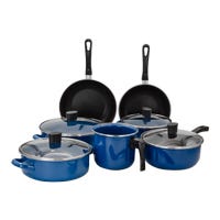 Batería de cocina de peltre 12 piezas Austria real 322145 Cinsa