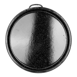 Comal redondo de aluminio 32.5 cm negro 320936 Cinsa