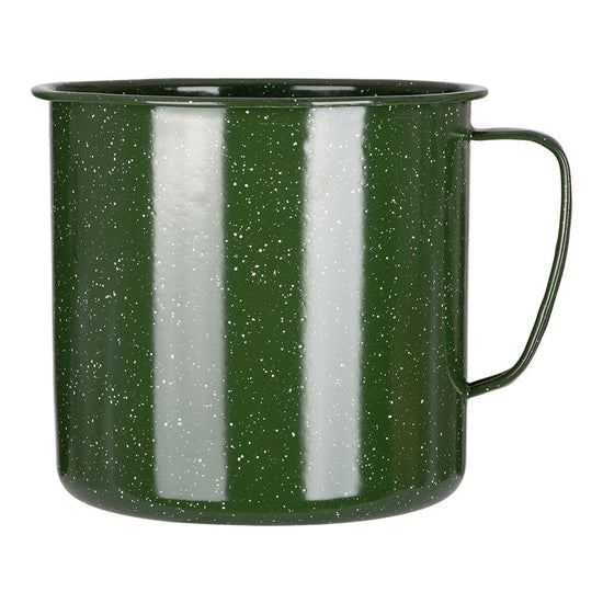 Hervidor recto de acero vitrificado 18.7 cm verde jaspeado 323566 Cinsa