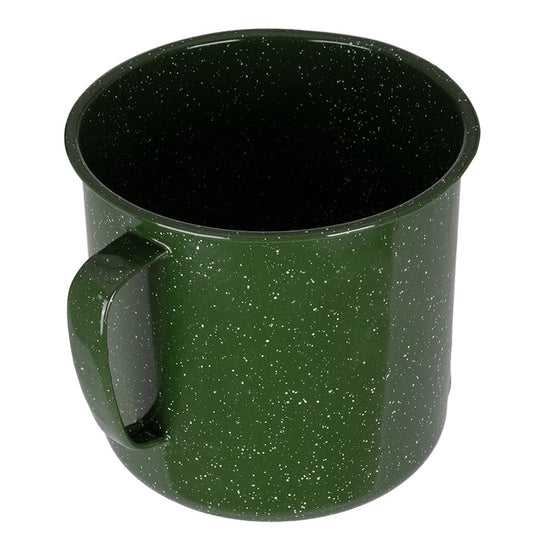 Hervidor recto de acero vitrificado 18.7 cm verde jaspeado 323566 Cinsa – vista 2