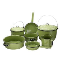 Batería de cocina de peltre Optima huasteca 305252 Cinsa