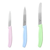 Juego de cuchillos Victorinox rosa, azul y verde