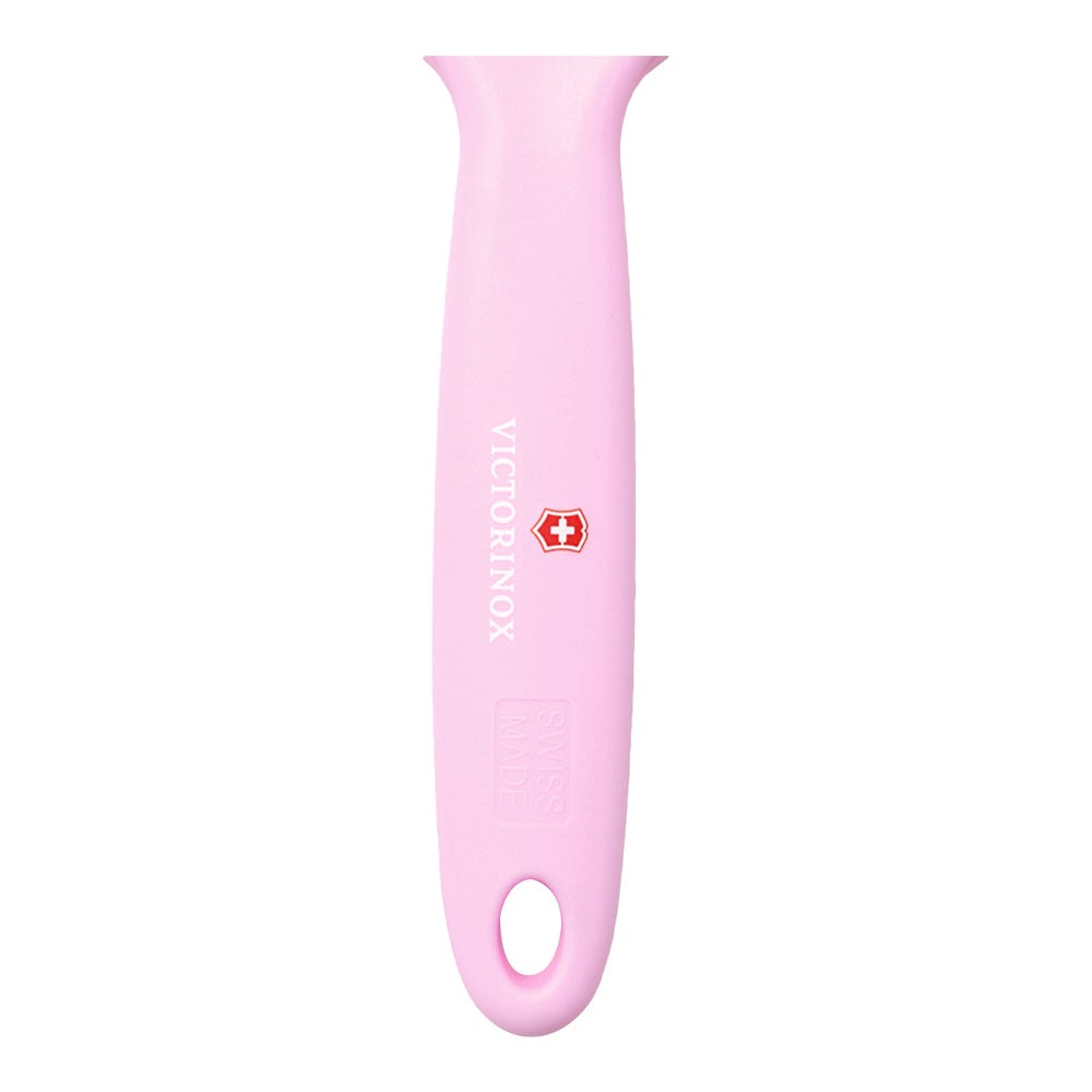 Juego de cuchillo y pelador Victorinox horizontal rosa