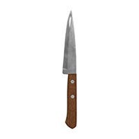 Cuchillo de acero inoxidable y mango de madera 5 pulgadas Tramontina