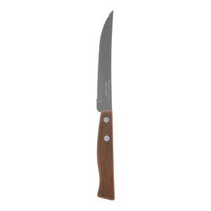 Cuchillo de acero inoxidable para asado mango de madera 22200/405 Tramontina
