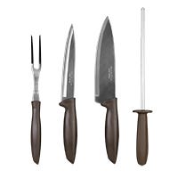 Kit para asado de acero inoxidable 4 piezas Churrasco Tramontina