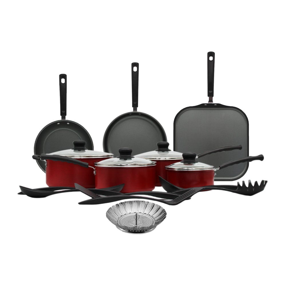 Batería de cocina de aluminio 18 piezas 80119/567 Tramontina