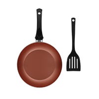 Sartén de aluminio 24 cm con espátula Vermont Tramontina