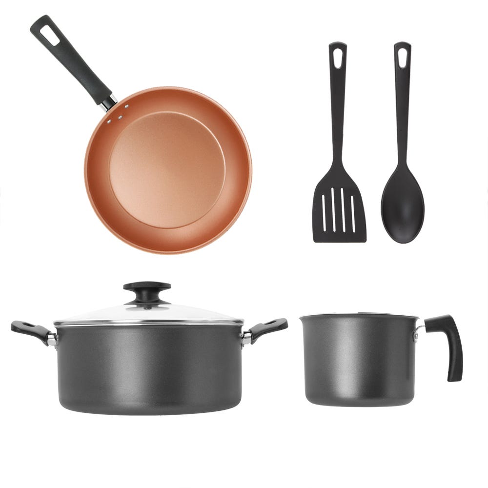 Batería de cocina de aluminio 6 piezas Verona 27899/128 Tramontina