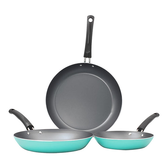 Juego de 3 sartenes 20-26-30 cm aluminio Chelsea Jade Tramontina