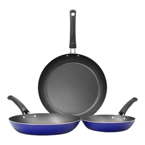 Juego de 3 sartenes 20-26-30 cm aluminio Chelsea azul Tramontina