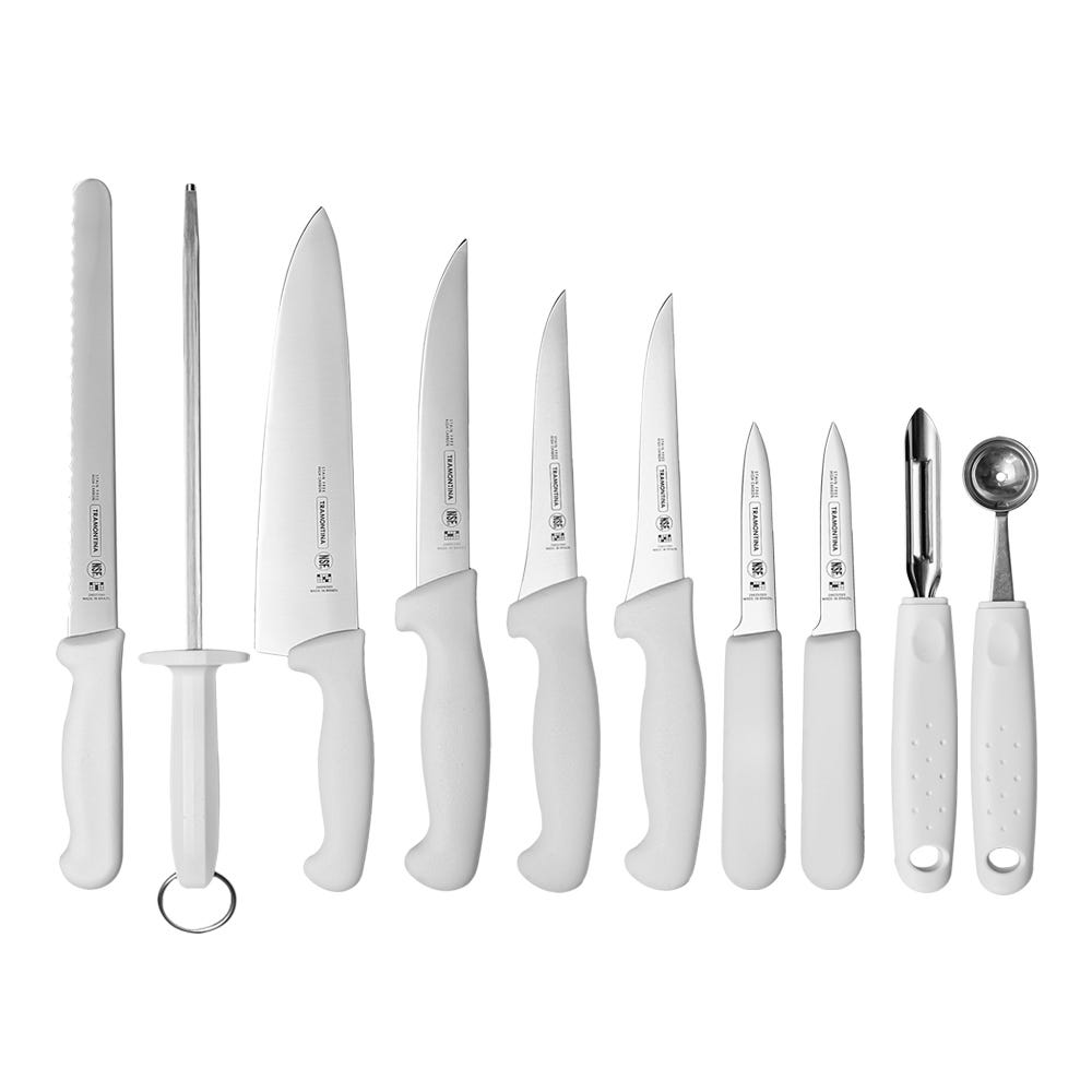 Estuche Chef Máster acero inoxidable 10 piezas 32200600 Tramontina