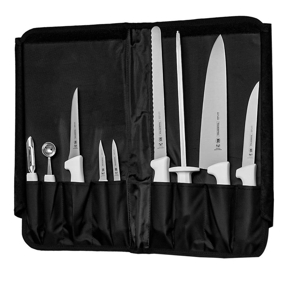 Estuche Chef Máster acero inoxidable 10 piezas 32200600 Tramontina