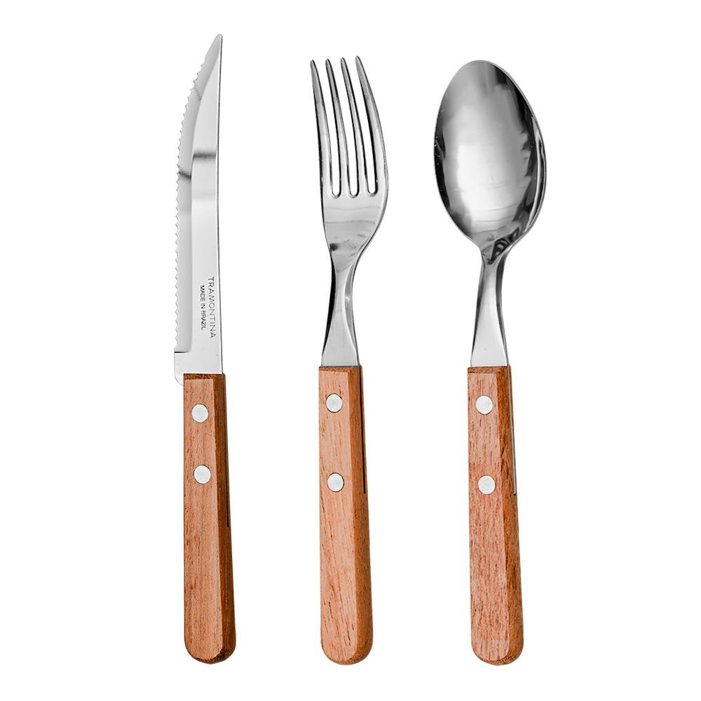 Juego de cubiertos 18 piezas acero inoxidable 32300212 Tramontina