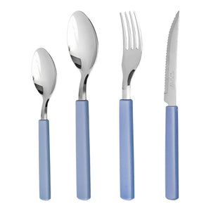 Juego de cubiertos de acero inoxidable 16 piezas Gamboa Azul 32300478 Tramontina