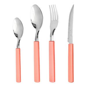 Juego de cubiertos de acero inoxidable 16 piezas Gamboa Rojo claro 32300475 Tramontina