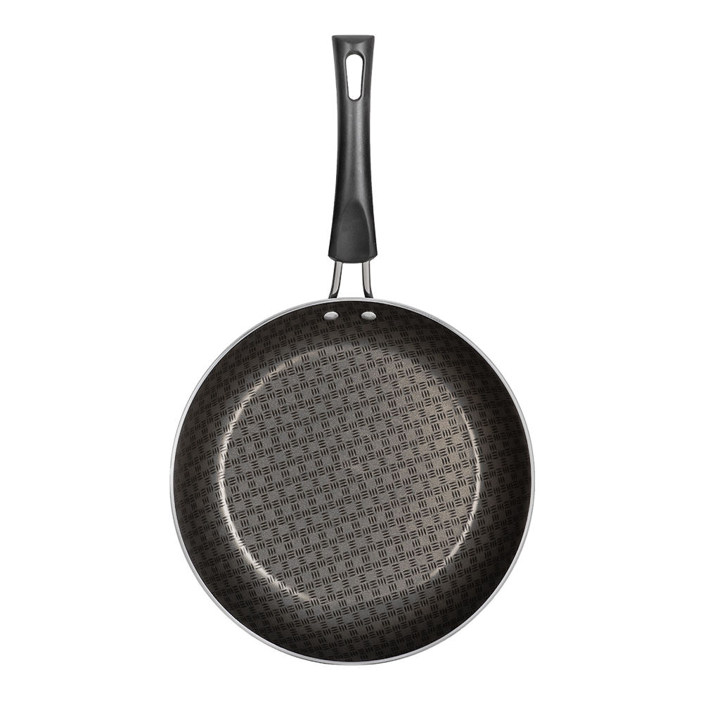 Batería de cocina de aluminio 16 piezas Simple Cooking azul Tramontina – sartén, vista superior del interior