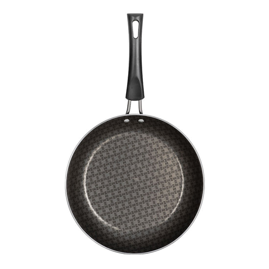 Batería de cocina de aluminio 16 piezas Simple Cooking azul Tramontina – sartén, vista superior del interior