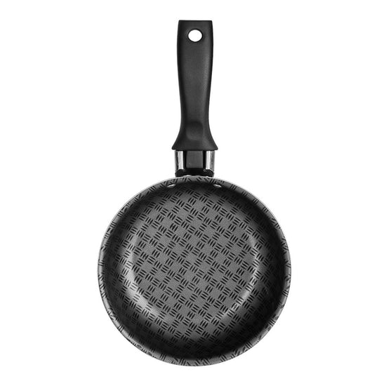 Batería de cocina de aluminio 16 piezas Simple Cooking azul Tramontina – sartén pequeño, vista del interior