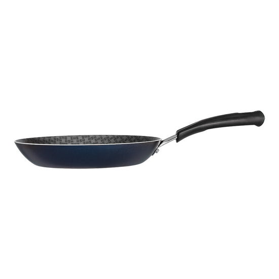 Batería de cocina de aluminio 16 piezas Simple Cooking azul Tramontina – sartén pequeño, vista tres cuartos
