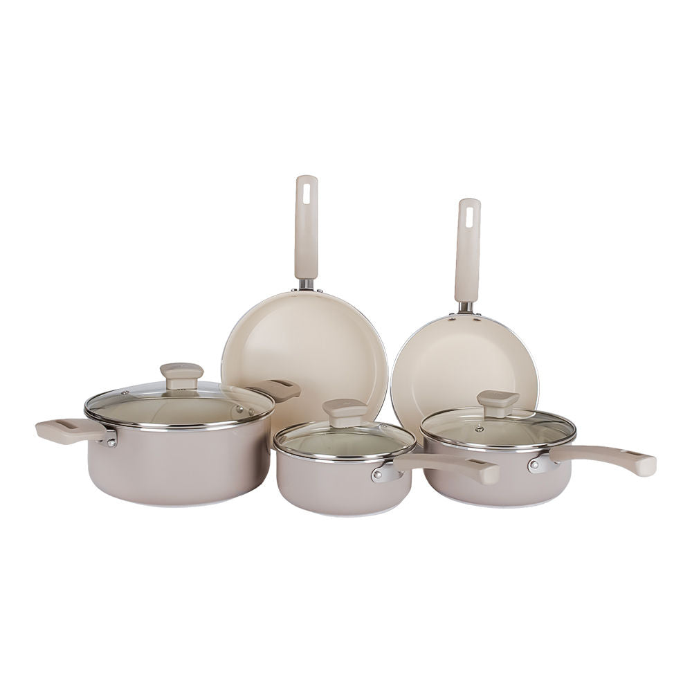 Batería de cocina de aluminio 8 piezas Veronese Marfil 27899566 Tramontina