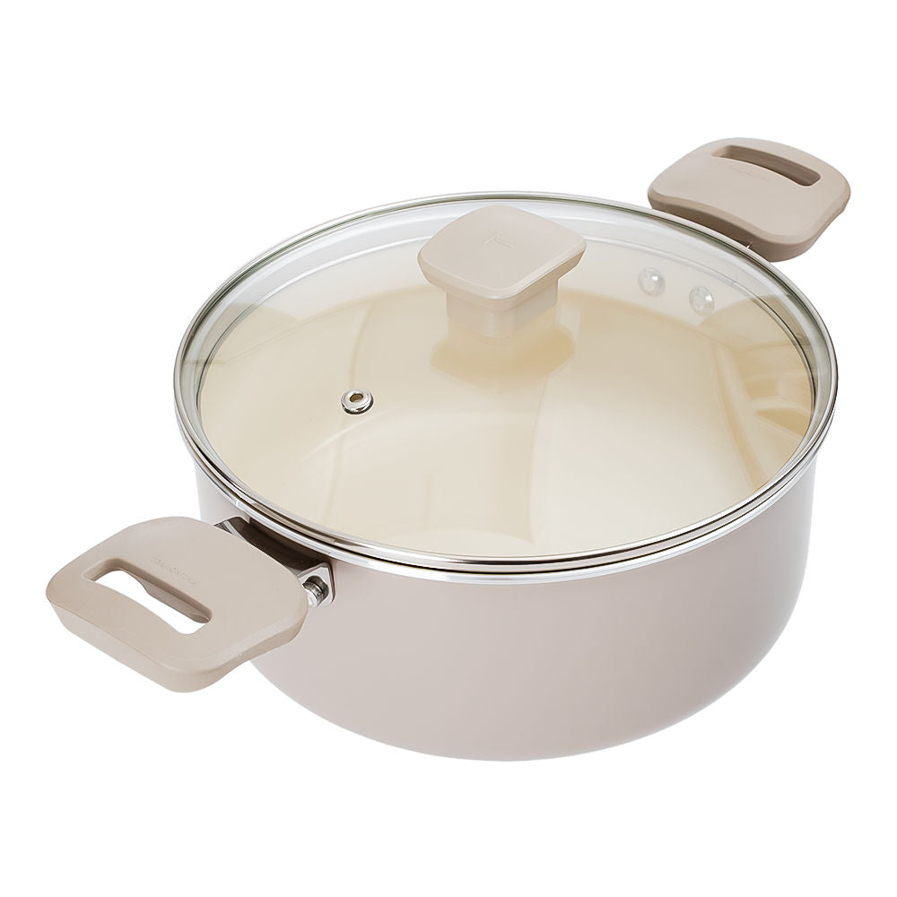 Batería de cocina de aluminio 8 piezas Veronese Marfil 27899566 Tramontina