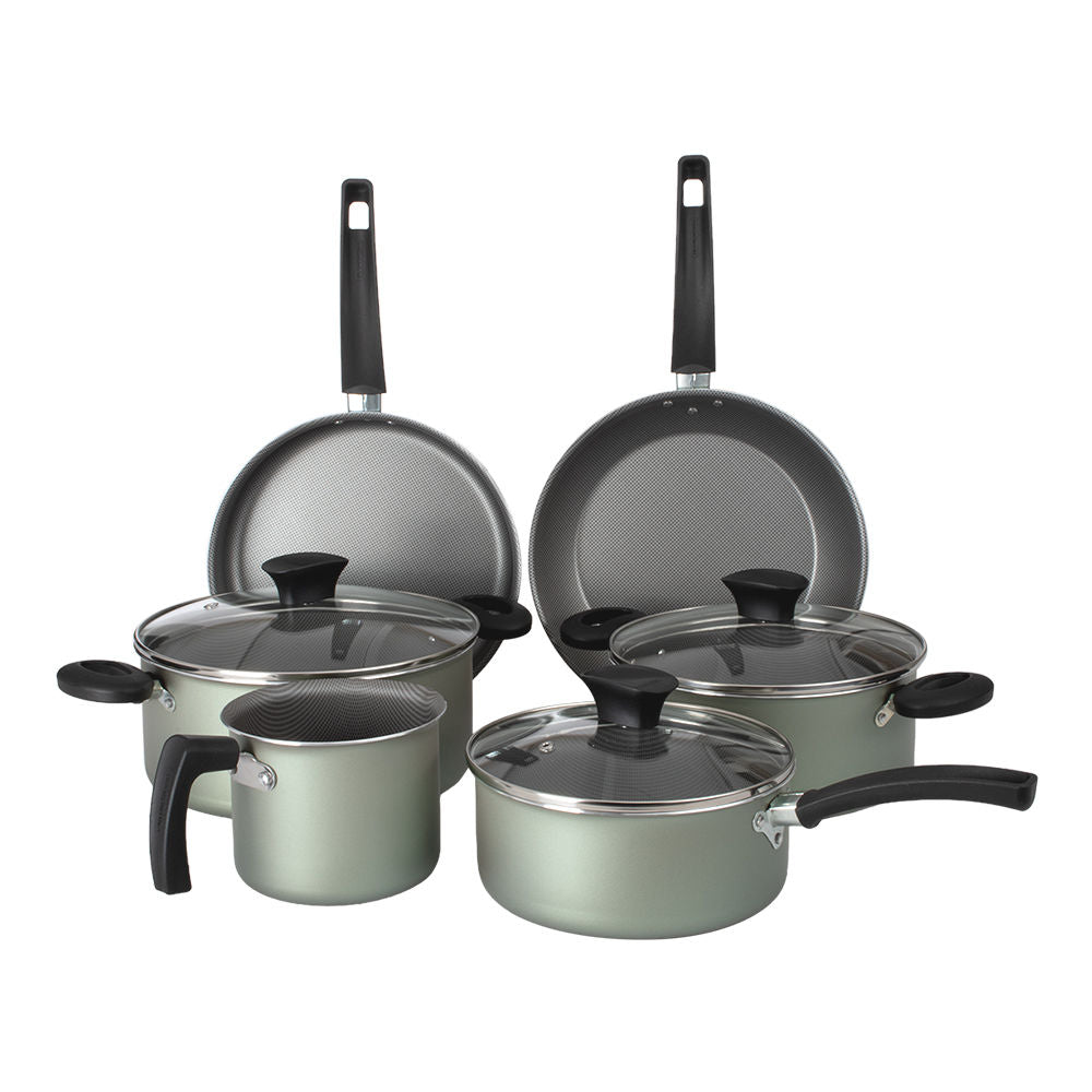 Batería de cocina de aluminio 9 piezas Michigan olivo 27899571 Tramontina
