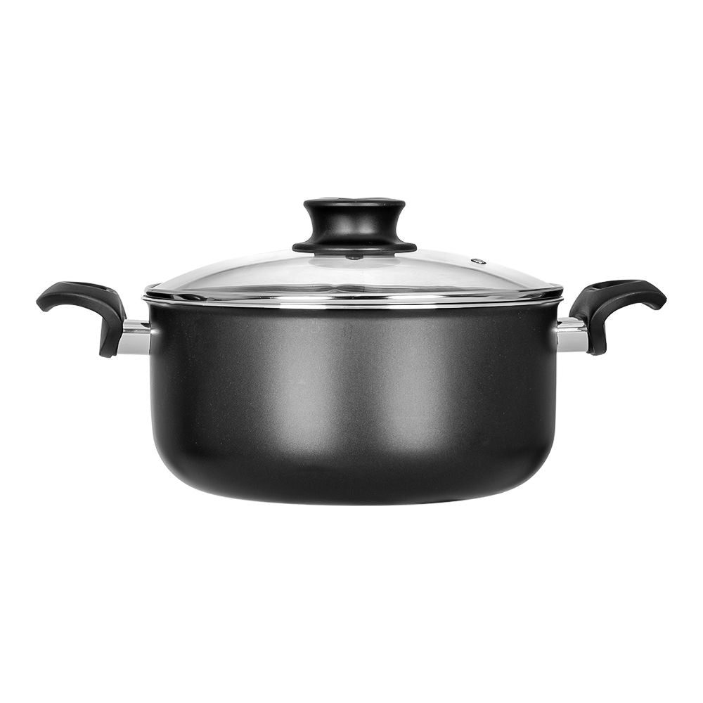 Batería de cocina de aluminio 9 piezas Paris negra 28599053 Tramontina