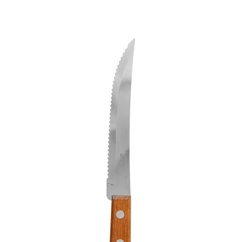 Cuchillo de acero inoxidable y mango de madera Dynamic Tramontina