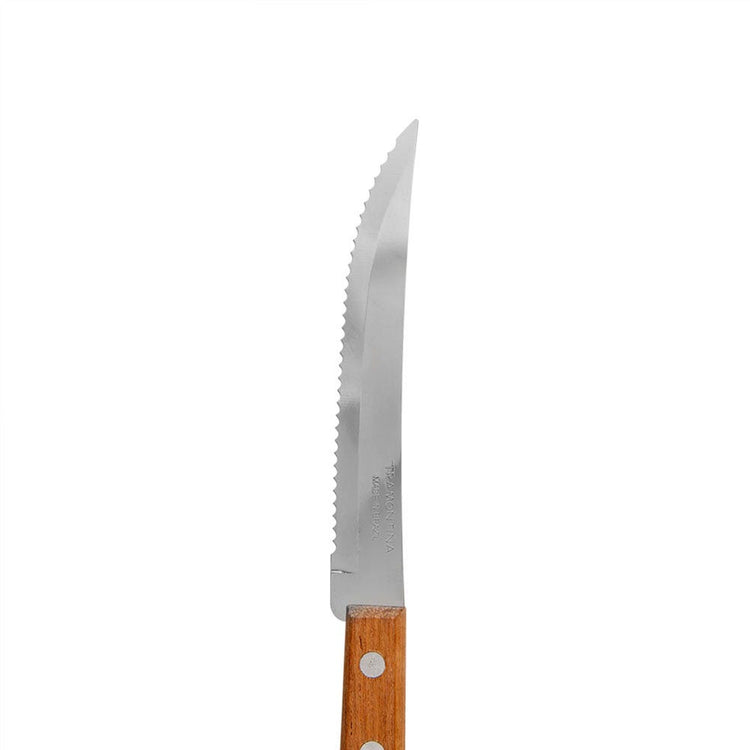 Cuchillo de acero inoxidable y mango de madera Dynamic Tramontina