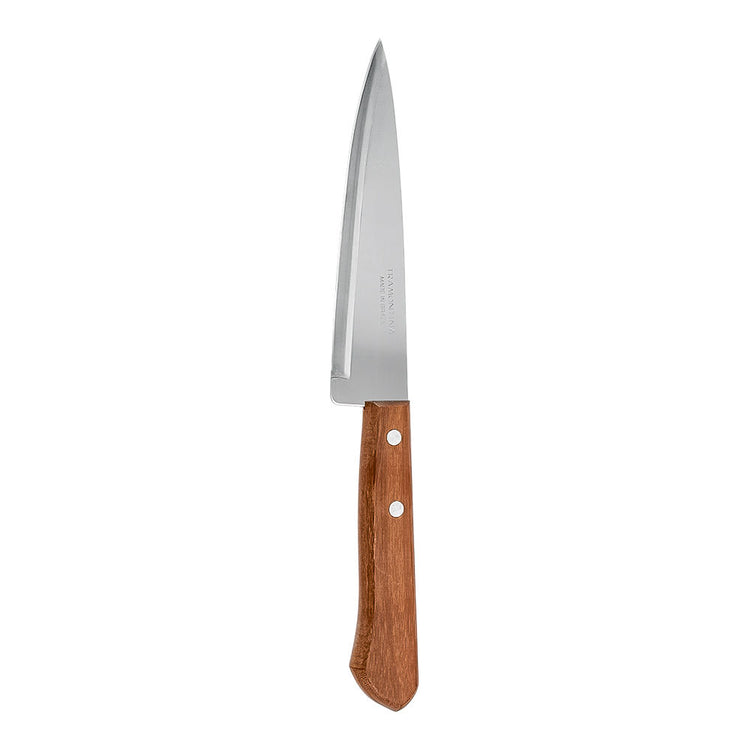 Cuchillo chef de acero inoxidable mango madera 6" Dynamic 22901005 Tramontina