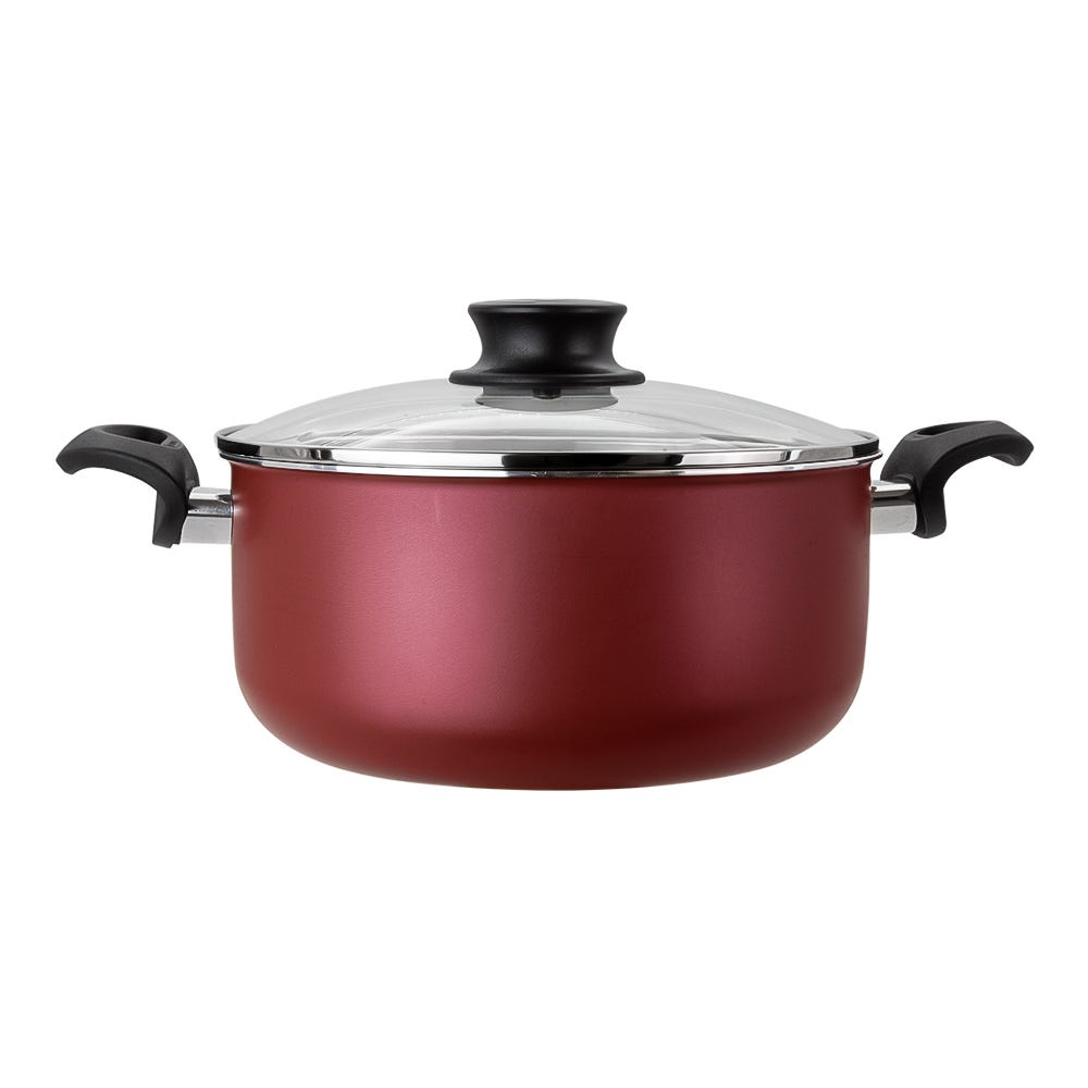 Cacerola aluminio con tapa Paris 24 cm con starflon 20520/724 Tramontina