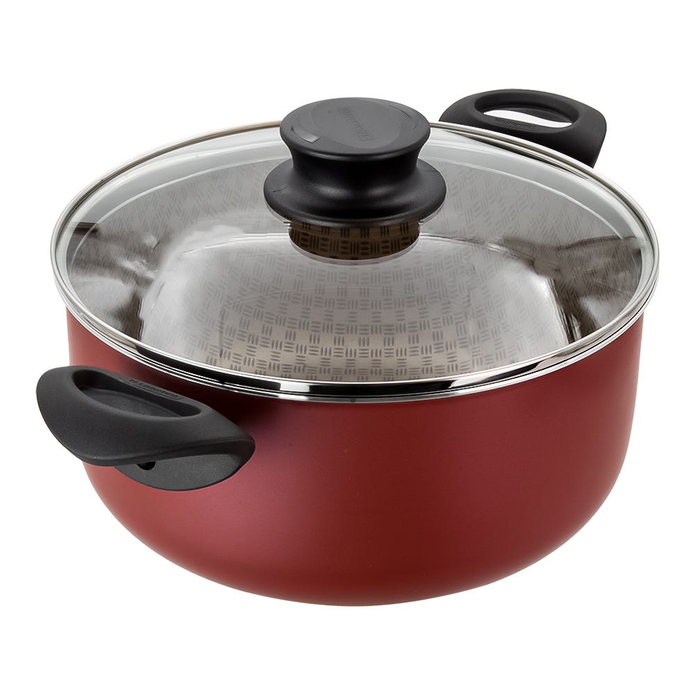 Cacerola aluminio con tapa Paris 24 cm con starflon 20520/724 Tramontina