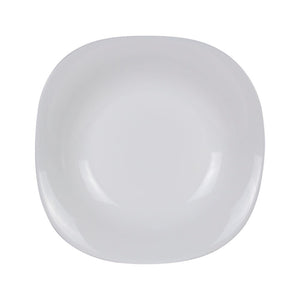 Plato hondo de vidrio templado 23 x 23 cm parma 1522-1084 Bormioli
