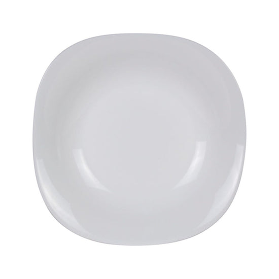 Plato hondo de vidrio templado 23 x 23 cm parma 1522-1084 Bormioli