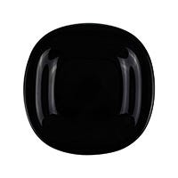 Plato postre de vidrio templado 19 cm 7 1/4" carine noir 307-5151 Luminarc