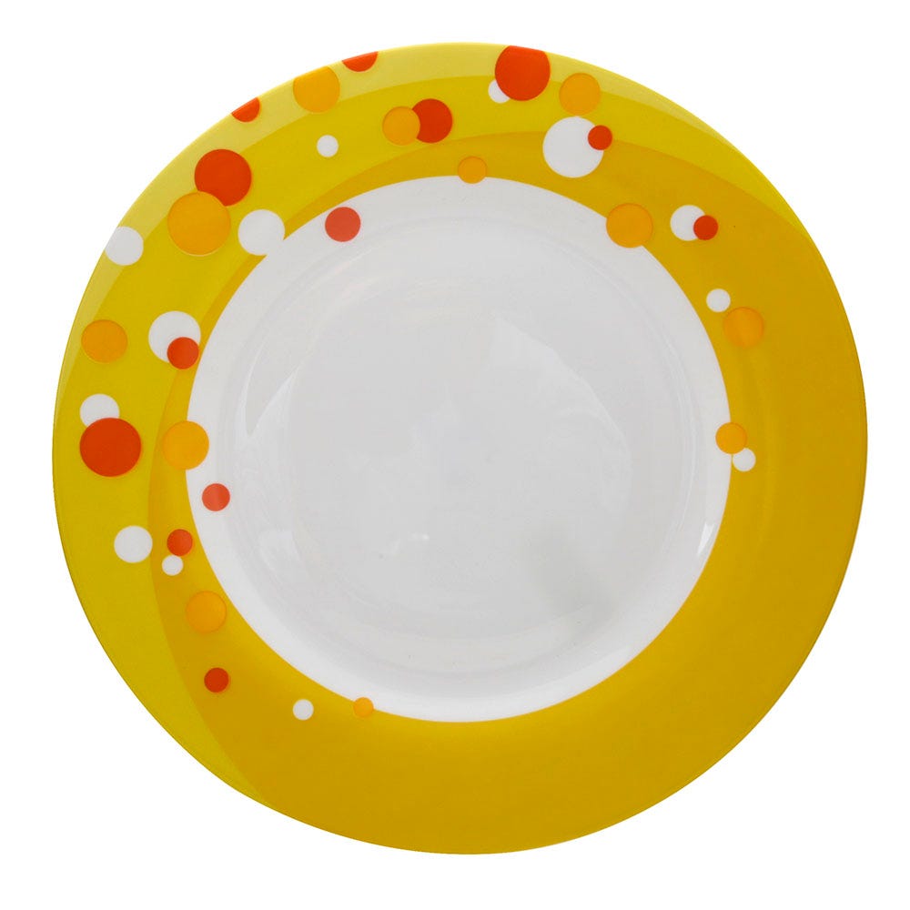 Plato trinche naranja Ambiance Gomet