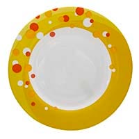 Plato trinche naranja Ambiance Gomet