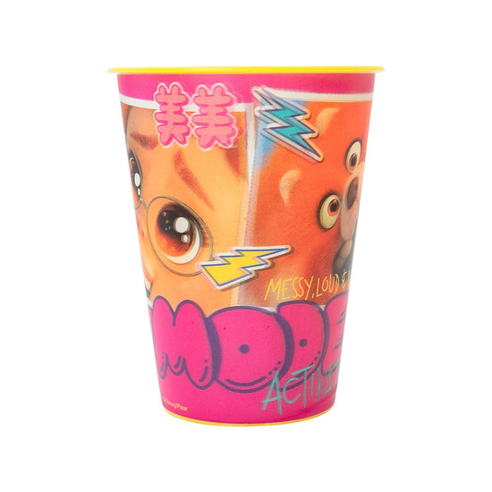 Vaso de plástico perlescente turning red 450 ml 1685-715 Fun Kids