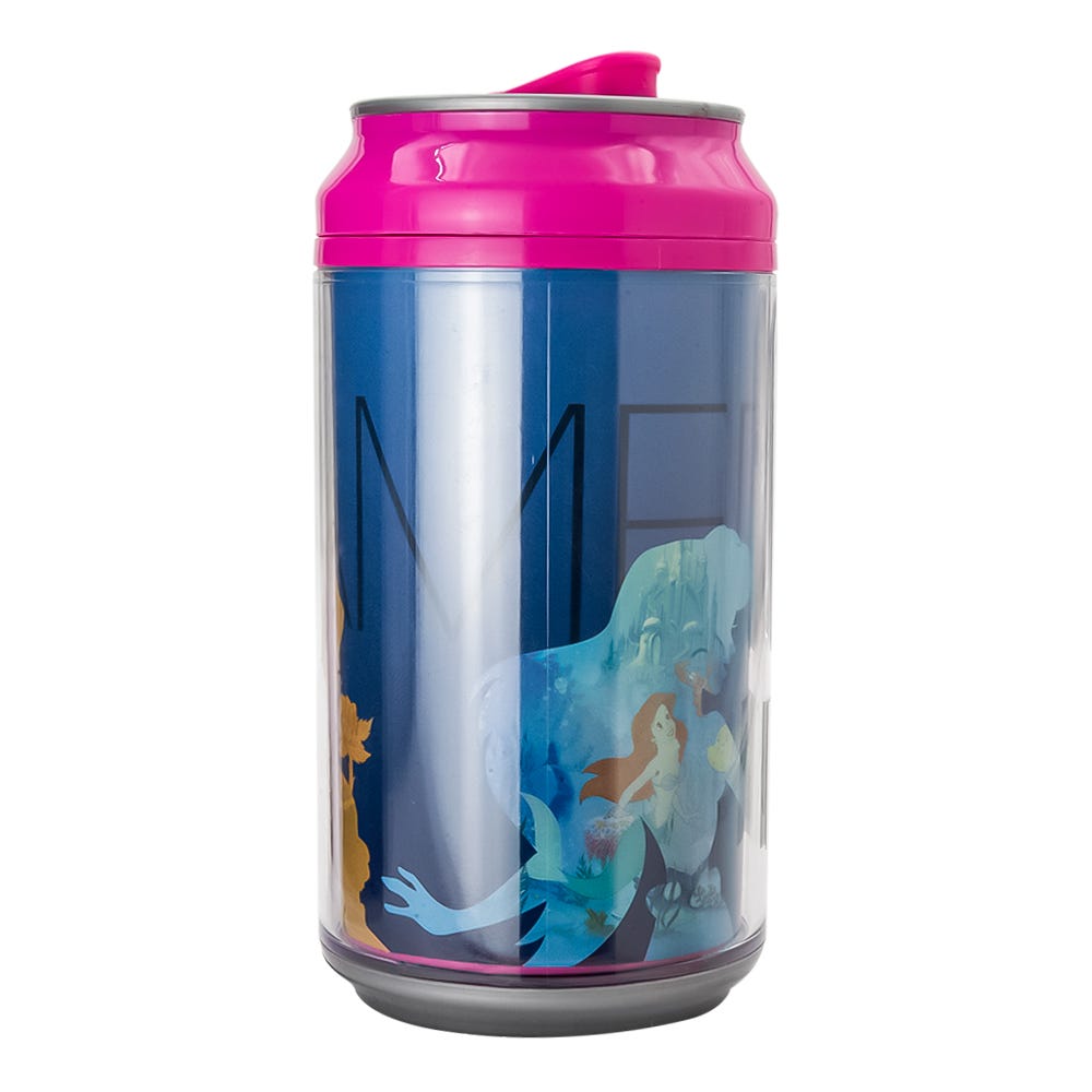 Termo de plástico forma de lata 350 ml Princesas 1659-177W Cool Gear