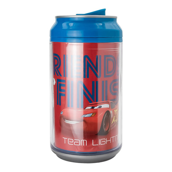 Termo de plástico en forma de lata 350 ml Cars 1659-178W Cool Gear