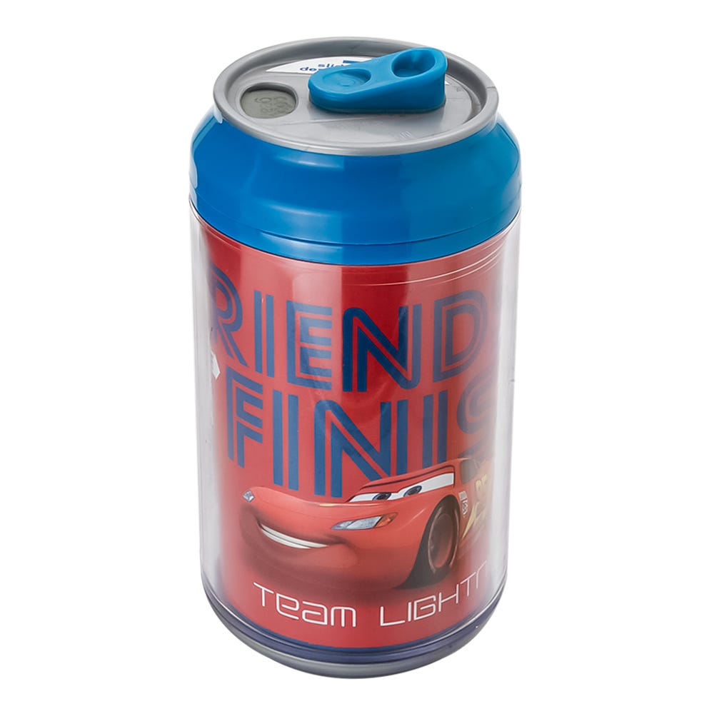 Termo de plástico en forma de lata 350 ml Cars 1659-178W Cool Gear
